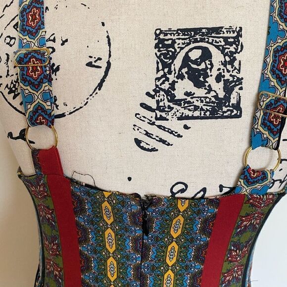 T Tahari Black Sleeveless Tile Stripe Maxi Dress Size M - Picture 10 of 12